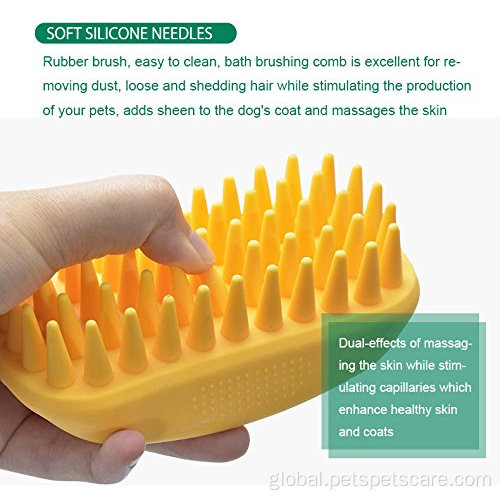  silicone Pet Grooming Tool Supplies Grooming Brush Factory